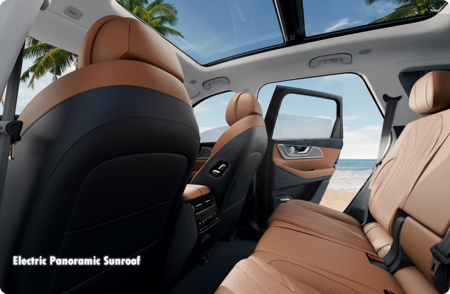 tiggo9csh 3 electric panoramic sunroof