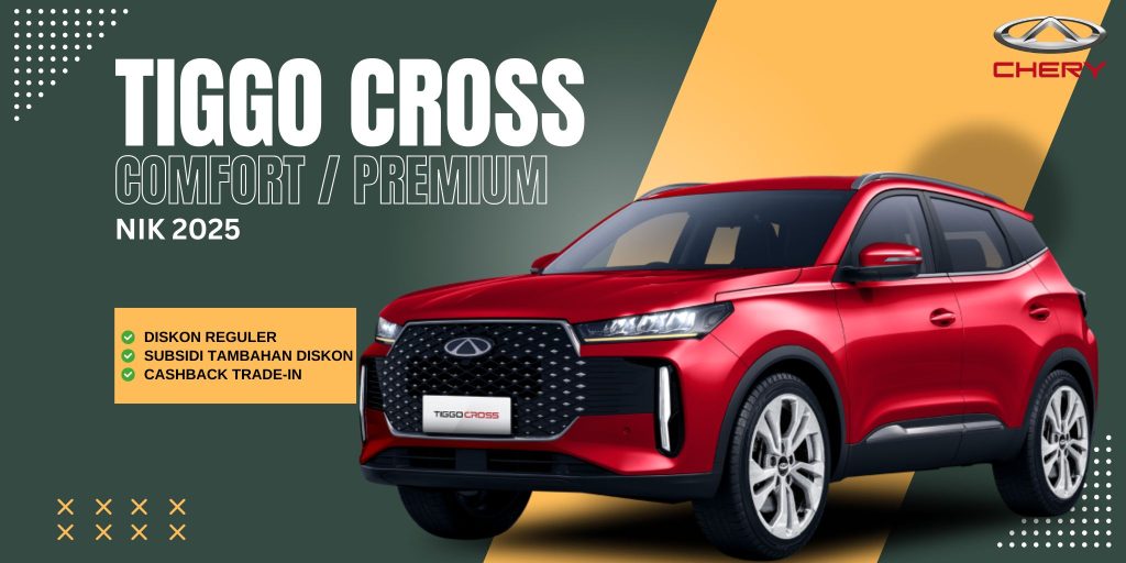promo tiggo cross bensin