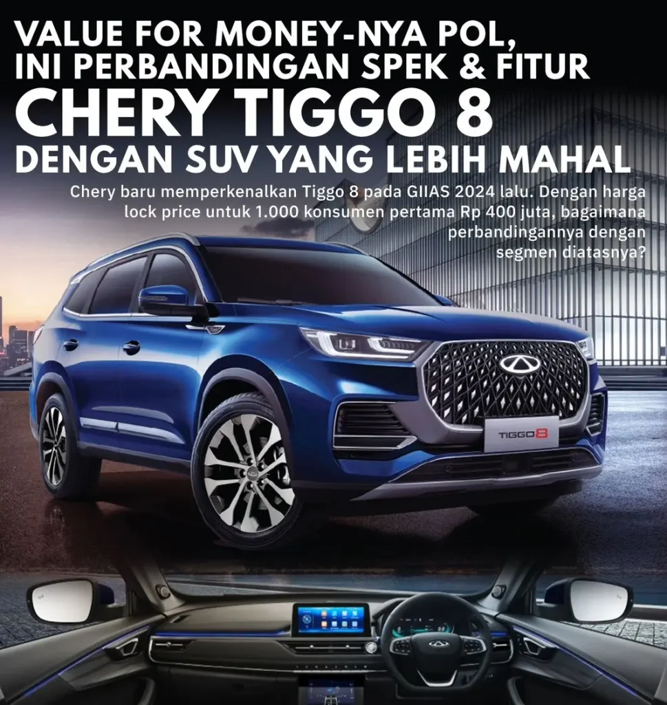 chery tiggo 8 terbaru ok