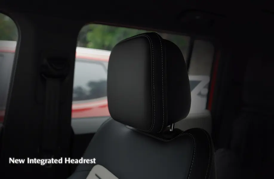 new integrated head rest